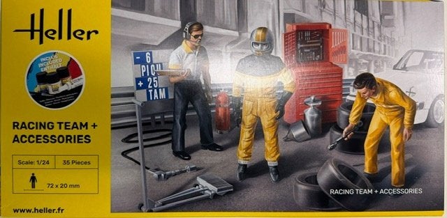 Coelianmodels, Heller, 587750, Racing Team, 1/24, €19,99, Overige merken, Auto, Groter dan 1:32, Nieuw