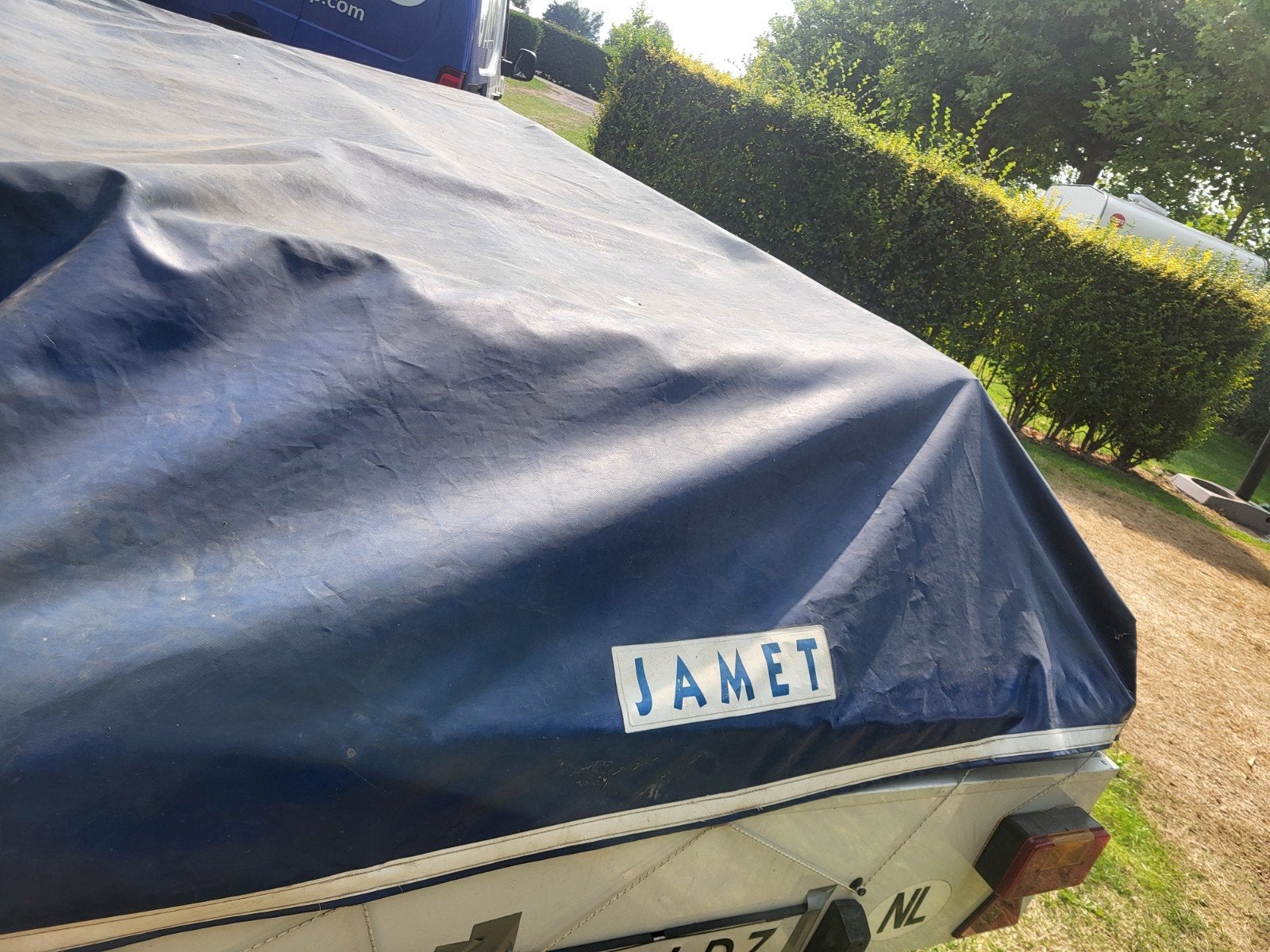 vouwwagen jamet, Ophalen