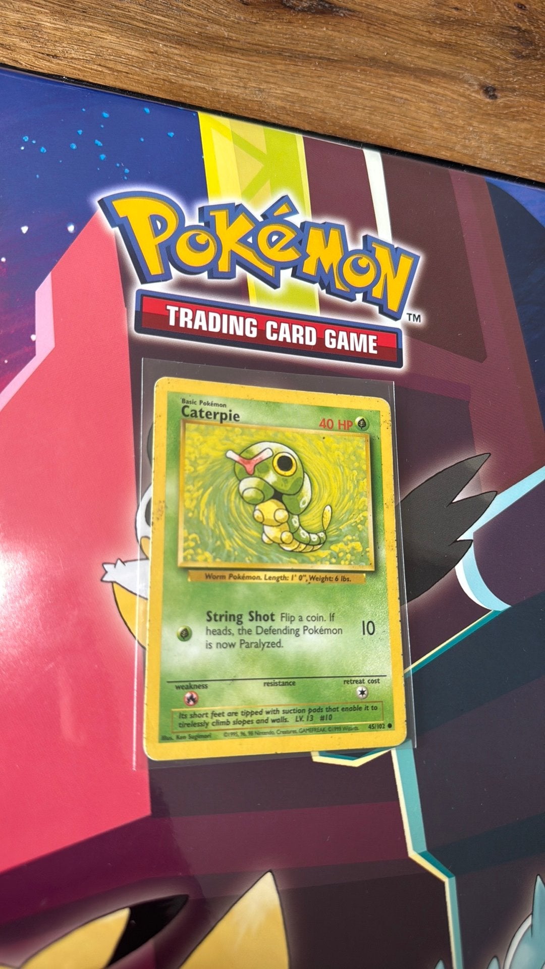 Caterpie 45/102 base set, Ophalen of Verzenden, Zo goed als nieuw
