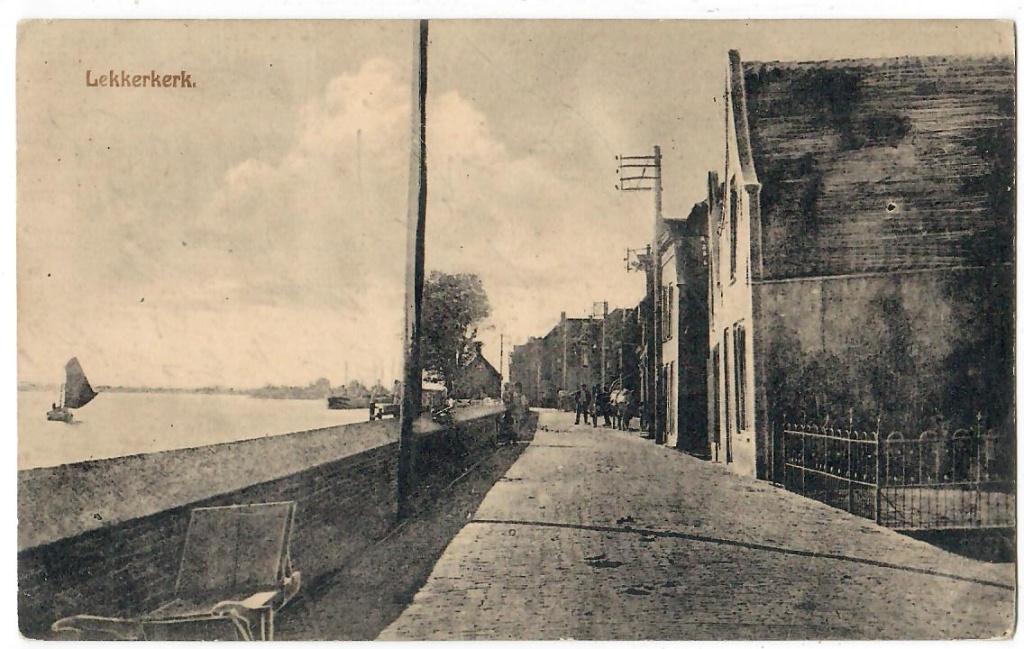 Lekkerkerk, Verzamelen, Ansichtkaarten | Nederland, Verzenden, Voor 1920, Gelopen, Zuid-Holland