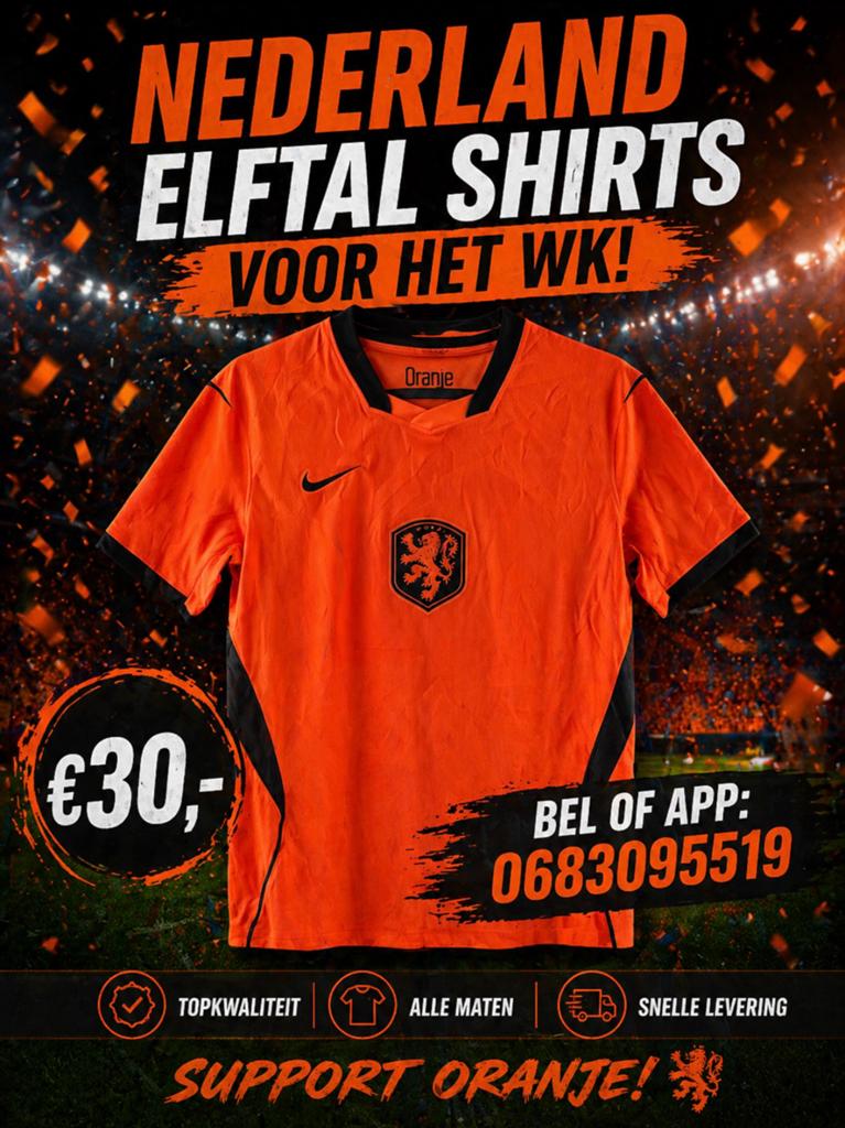 Nederlands Elftal Shirts S t/m XXL, Kleding | Heren, T-shirts, Nieuw, Ophalen of Verzenden, Cd, CD