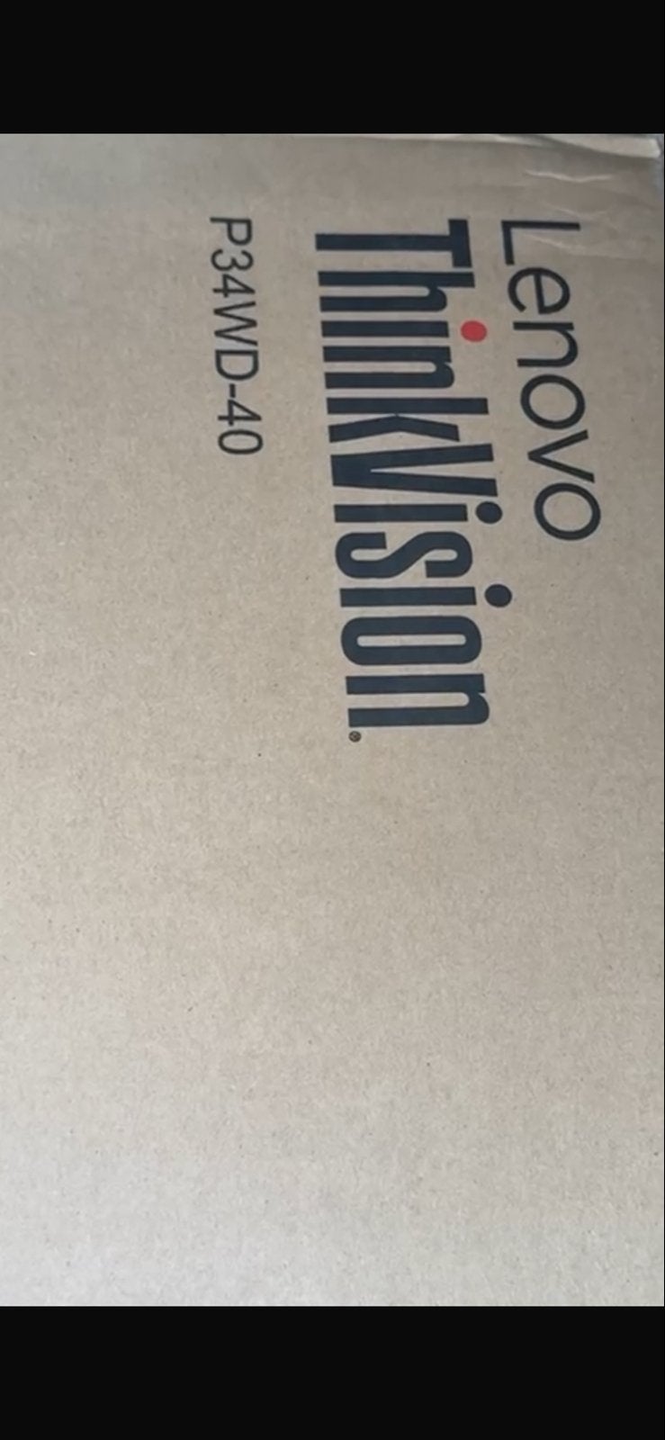 Lenovo ThinkVision P34WD-40 34" UWQHD Curved Monitor (Nieuw), Ophalen, IPS, Curved, Nieuw