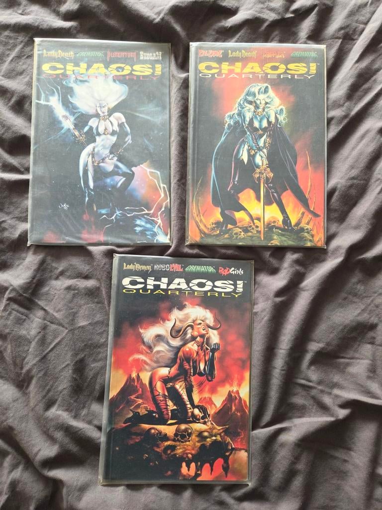 Chaos! Quarterly comics - 3 stuks, Boeken, Strips | Comics, Ophalen of Verzenden