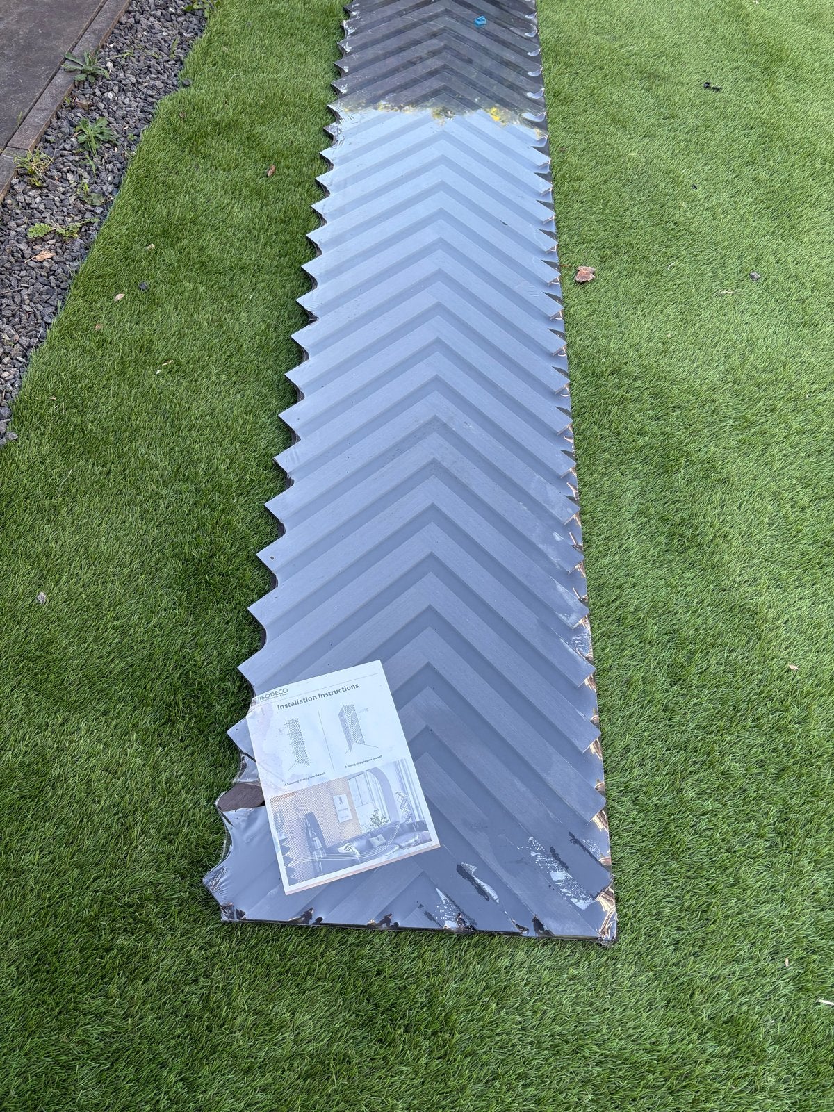 Isodeco visgraat akoestisch paneel 270x51x1,8 cm, Ophalen, 30 cm of meer, Overige typen, Nieuw