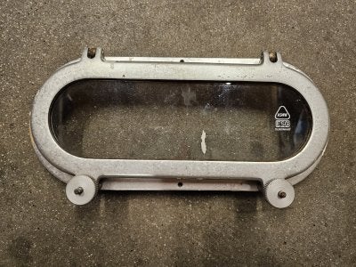 Klappoort aluminium kogelrond, Watersport en Boten, Bootonderdelen, Niet ingevuld, Gebruikt, Niet ingevuld, Niet ingevuld