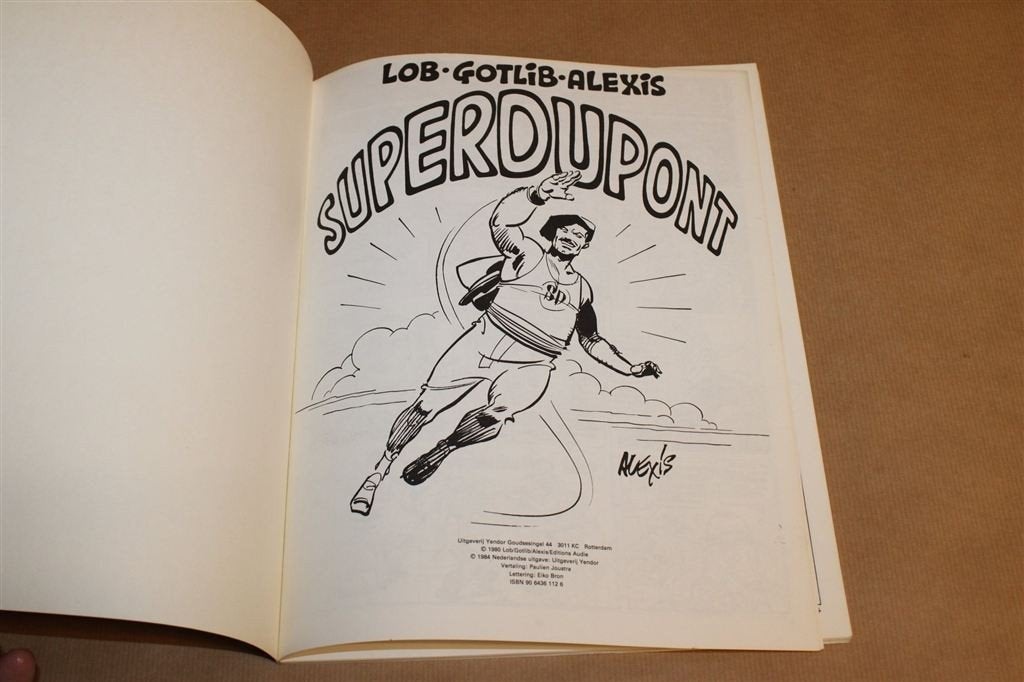 Superdupont — Gotlib, Lob & Alexis, Strip 1984, Boeken, Stripboeken, Eén stripboek, Ophalen of Verzenden, Gelezen