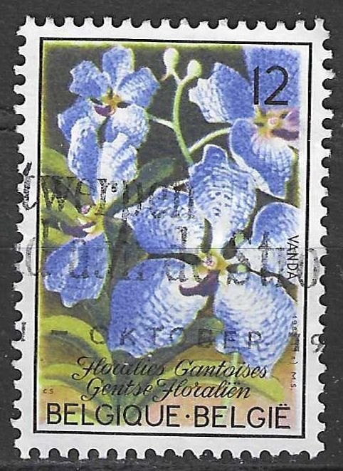Belgie 1985 - Yvert 2164 /OBP 2163 - Vanda caerulea (ST), Verzenden, Gestempeld