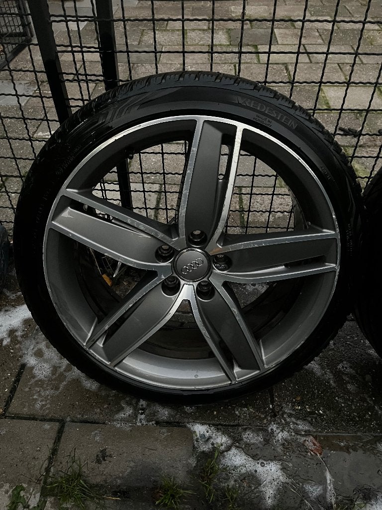 Originele Audi S-Line 19 Inch Rotor Velgen Titanium Grijs, 19 inch, Velg(en), Ophalen of Verzenden, 235 mm