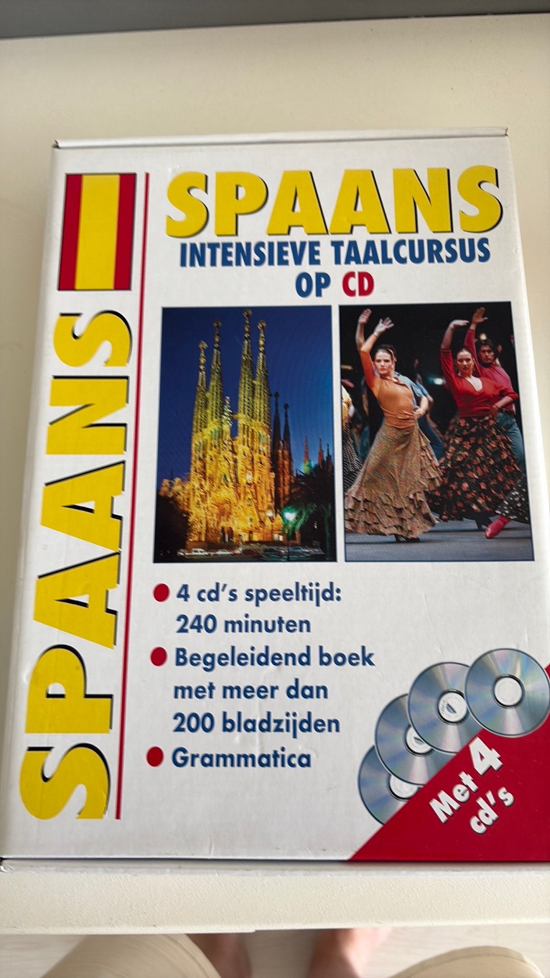 Spaanse taal cursus, Ophalen, Zo goed als nieuw