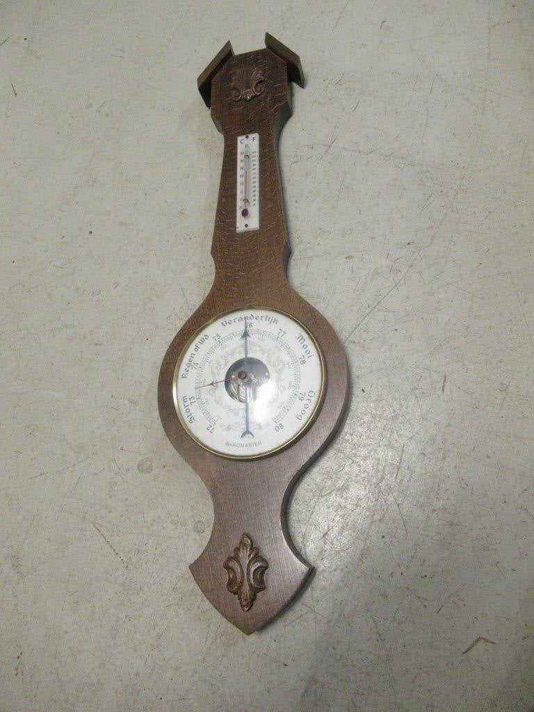 Barometer met Thermometer  ca 1920, Ophalen of Verzenden