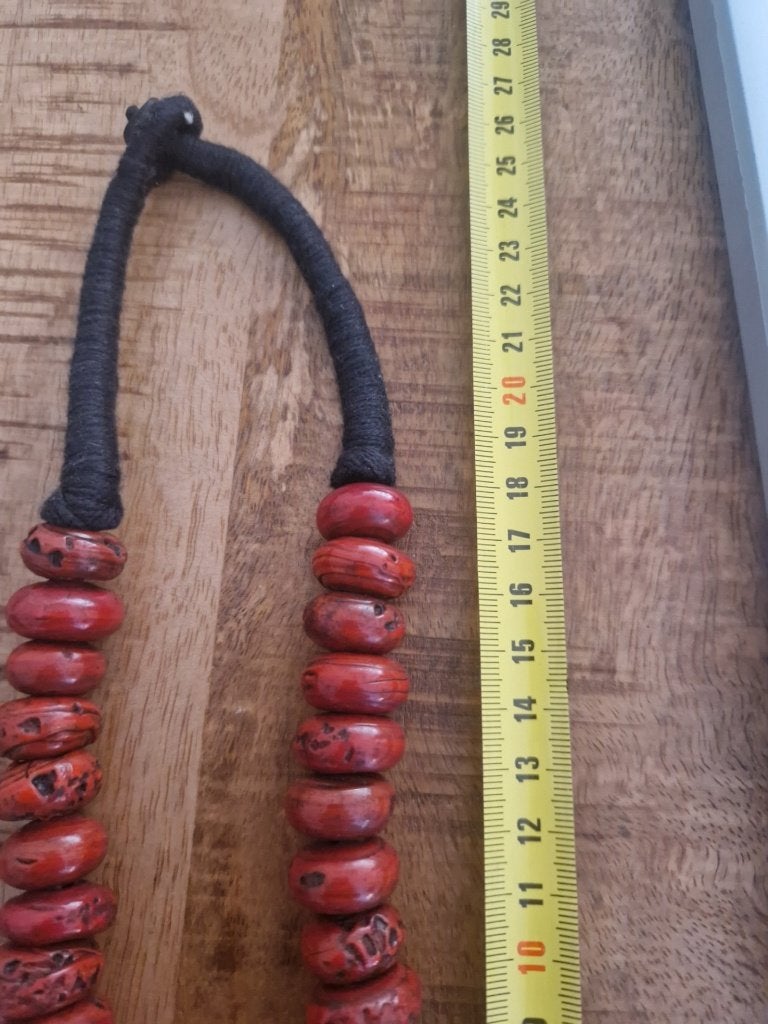 Oude ketting van bloedkoralen, Ophalen of Verzenden
