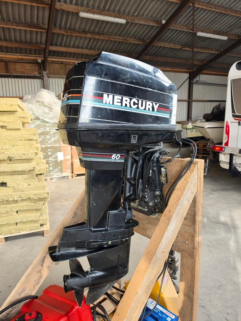 Mercury 60PK Buitenboordmotor - Gebruikt, Watersport en Boten, Buiten- en Binnenboordmotoren, Ophalen, Gebruikt, Benzine, 30 pk of meer