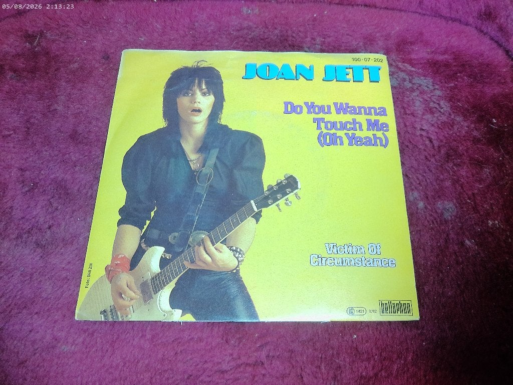 Joan Jett - Do you wanna touch me, Gebruikt, Fotohoes, 7 inch, Ophalen of Verzenden