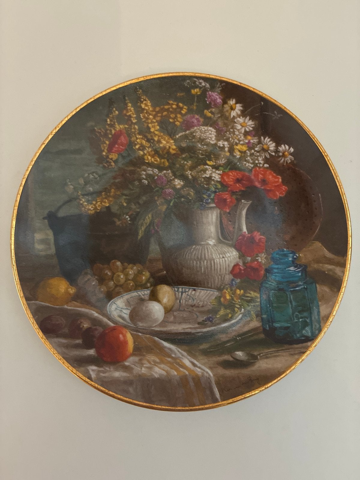 Kees van den Berg - Ochtend Stilleven - Sierbord, Ophalen