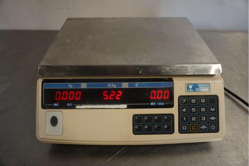 Winkelweegschaal, weegschaal DS-788, Gebruikt, Winkelweegschaal, 1 tot 500 gram, Niet ingevuld