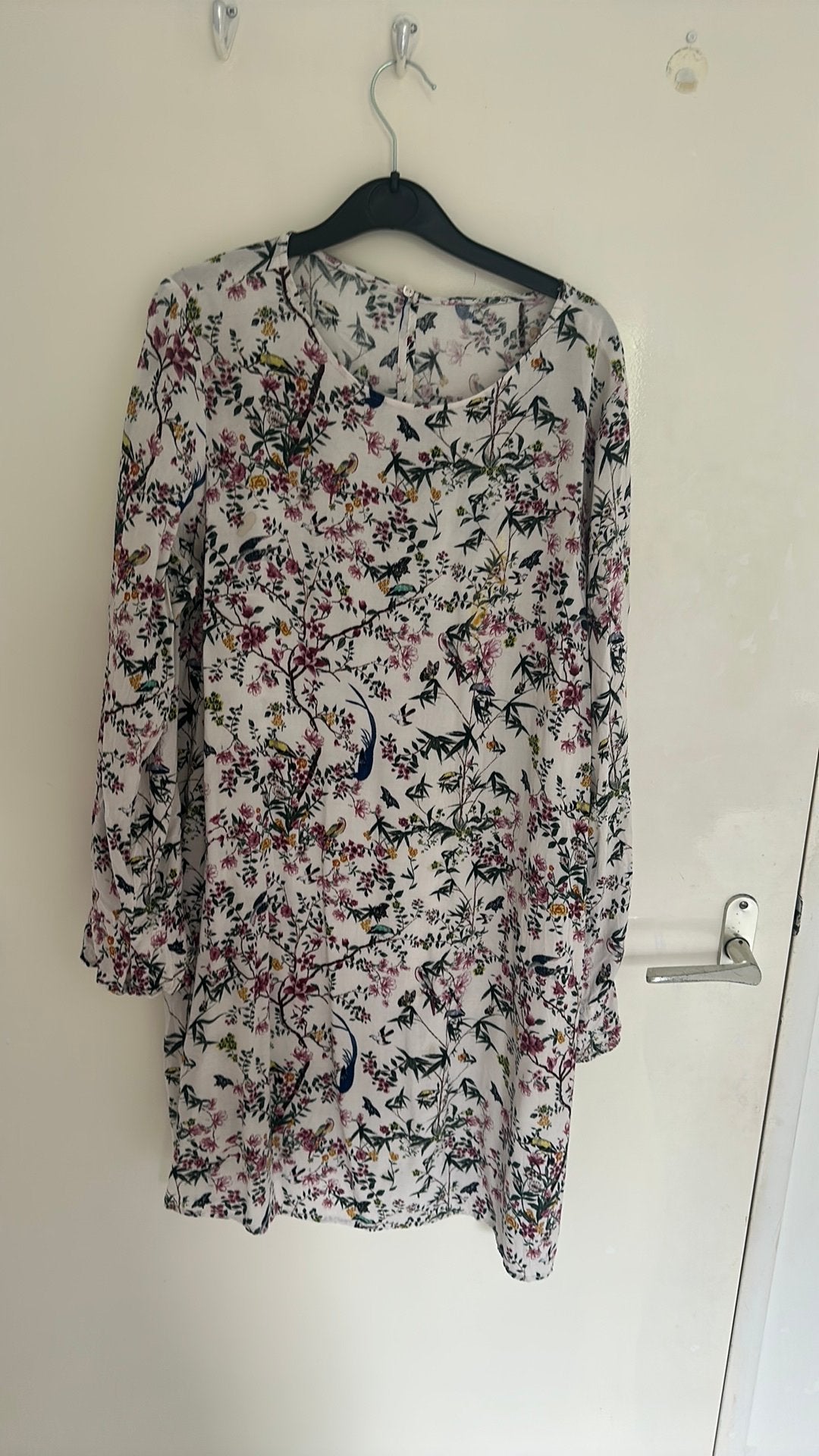 Gebloemde damesblouse/tuniek, Ophalen, Zo goed als nieuw