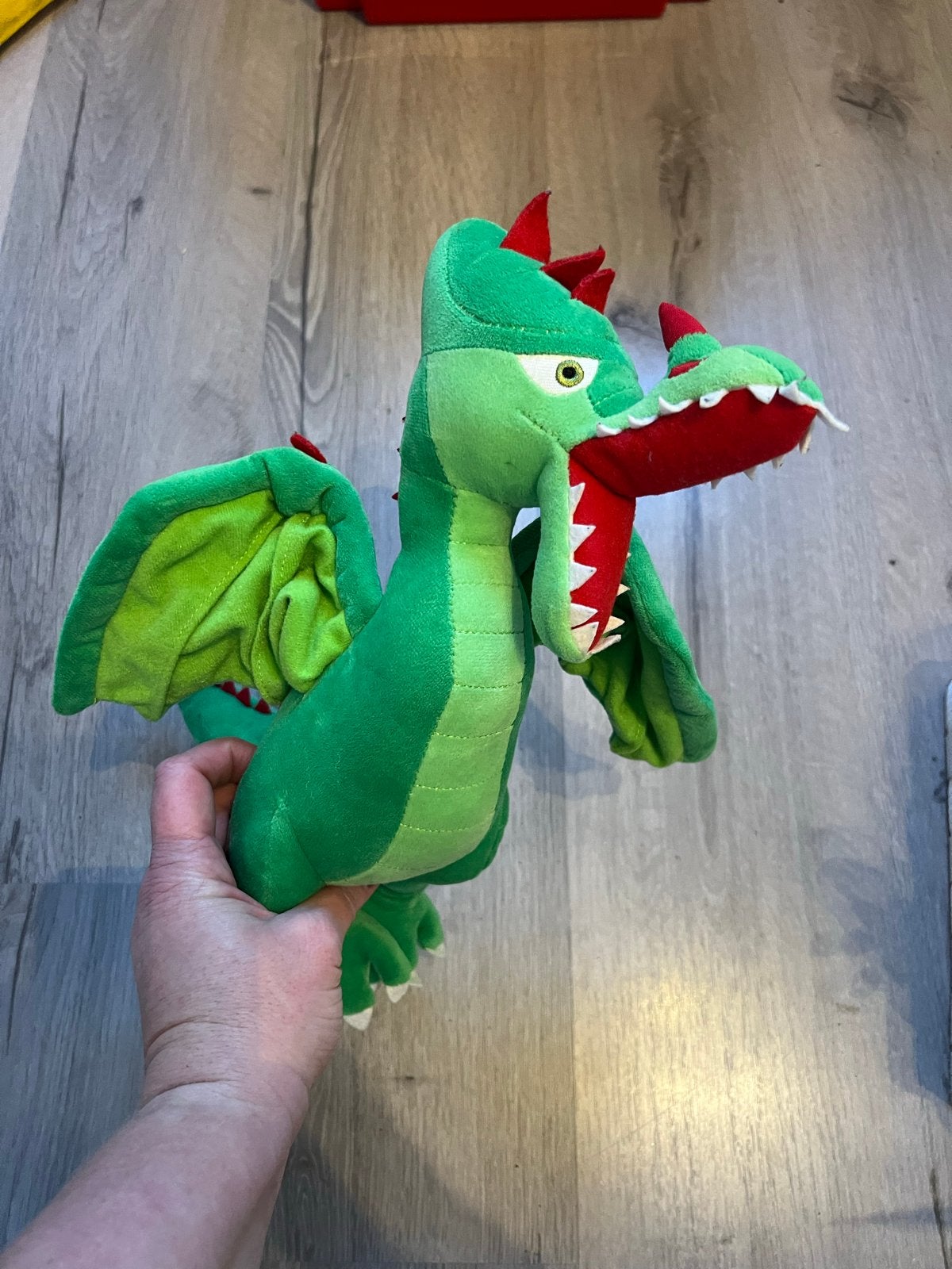 Efteling Sprookjesboom Draak Knuffel - Zo goed als nieuw, Groen, Overige merken, Overige typen, Ophalen of Verzenden