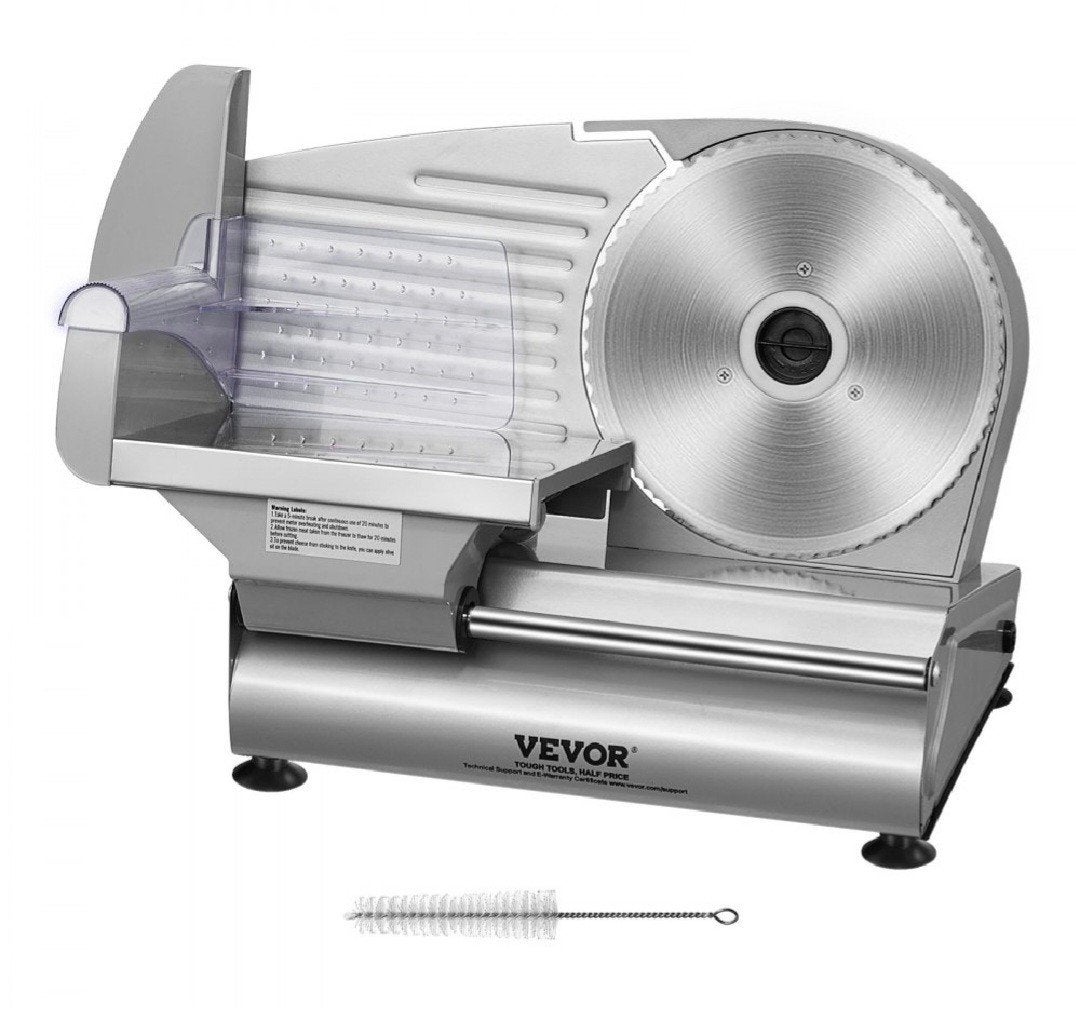 Snijmachine "Vevor" als Nieuw! Kaas, Vleeswaren brood, Ophalen of Verzenden, Zo goed als nieuw, Metaal