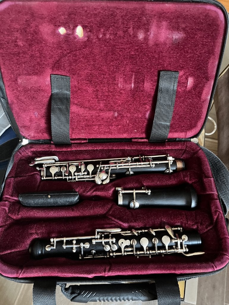 Oboe / Hobo Bulgheroni FB 091/3, Ophalen of Verzenden, Zo goed als nieuw, Met koffer