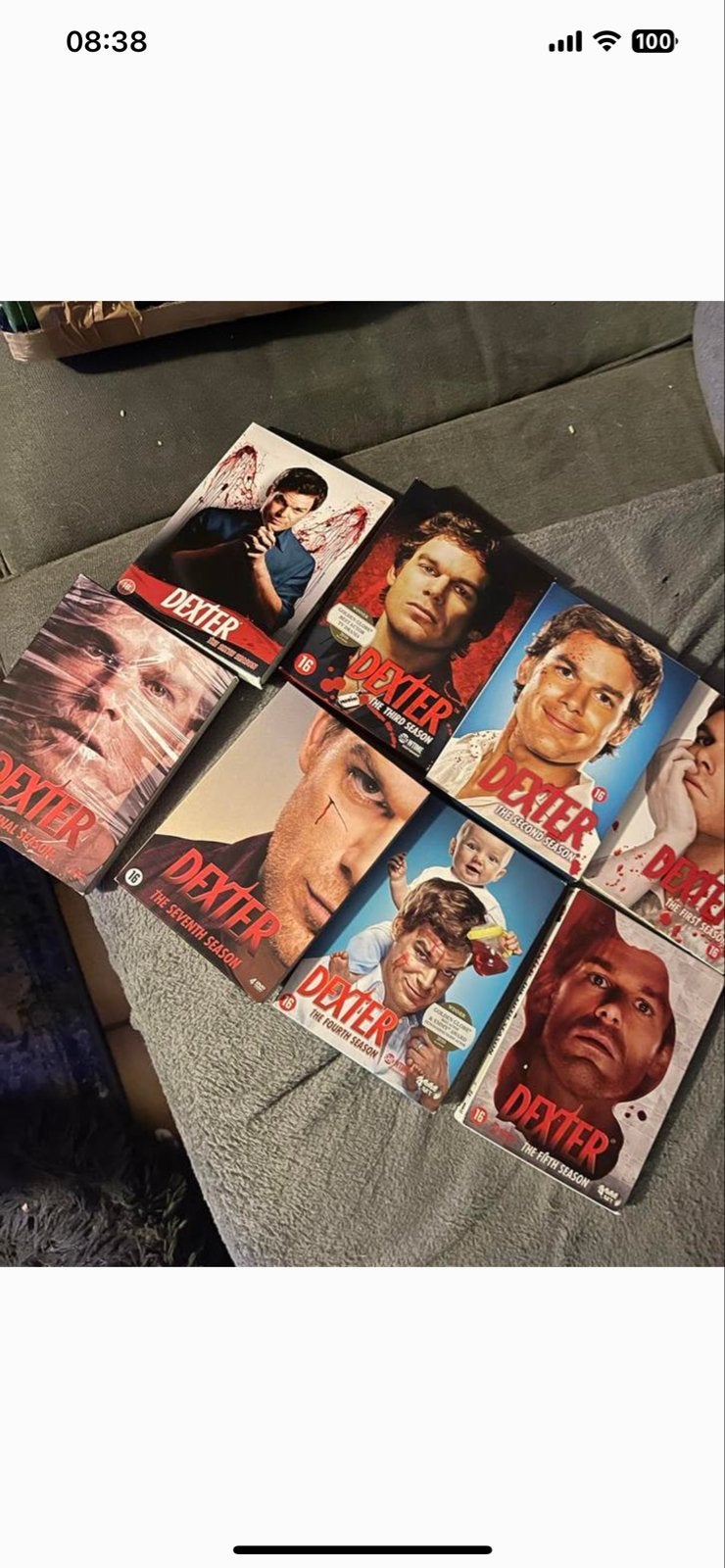 Dexter Complete Serie DVD Box (Seizoen 1-8), Engels, Vanaf 16 jaar, Misdaad, Nederlands