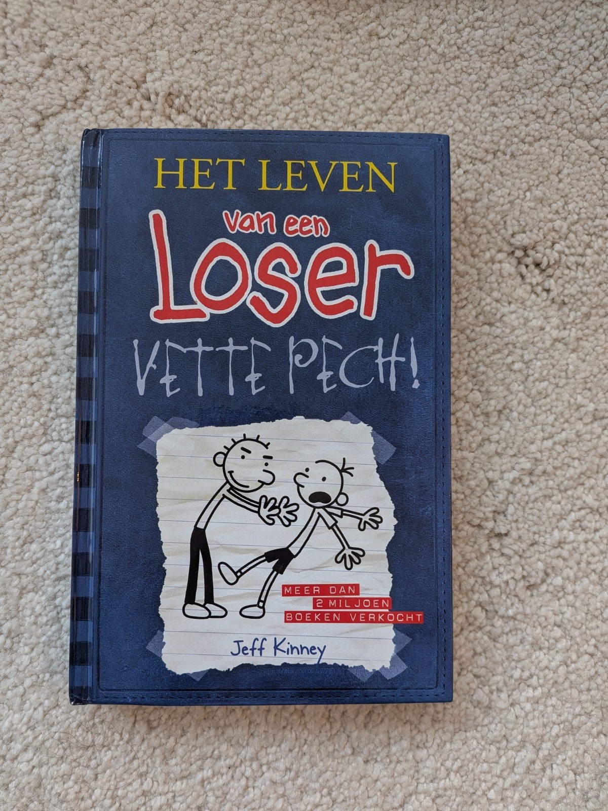 Het Leven van een Loser: Vette Pech!, Boeken, Ophalen of Verzenden, Zo goed als nieuw, Jeff Kinney, Fictie algemeen