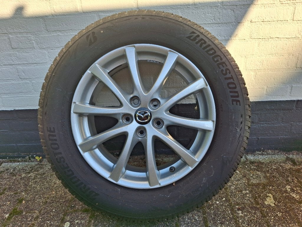 Mazda CX5 winterwielen 225/65R17 profiel >6mm, Ophalen, Banden en Velgen, 17 inch, Winterbanden