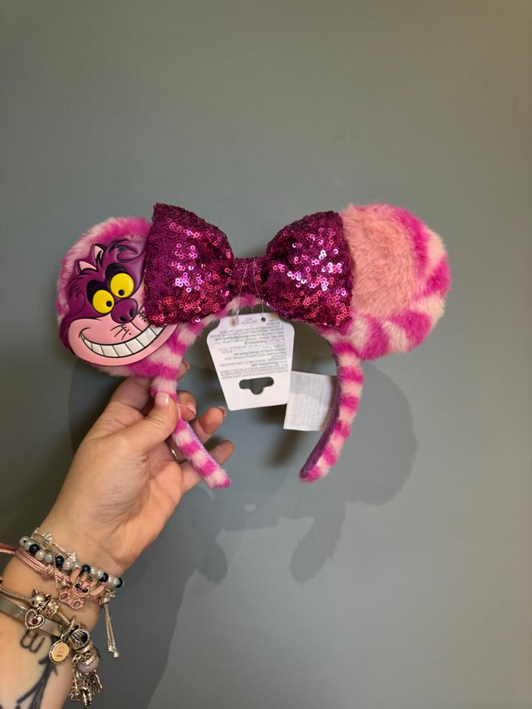 Disney Cheshire Cat Oortjes - Alice in Wonderland, Ophalen of Verzenden, Overige figuren, Zo goed als nieuw, Kleding of Textiel