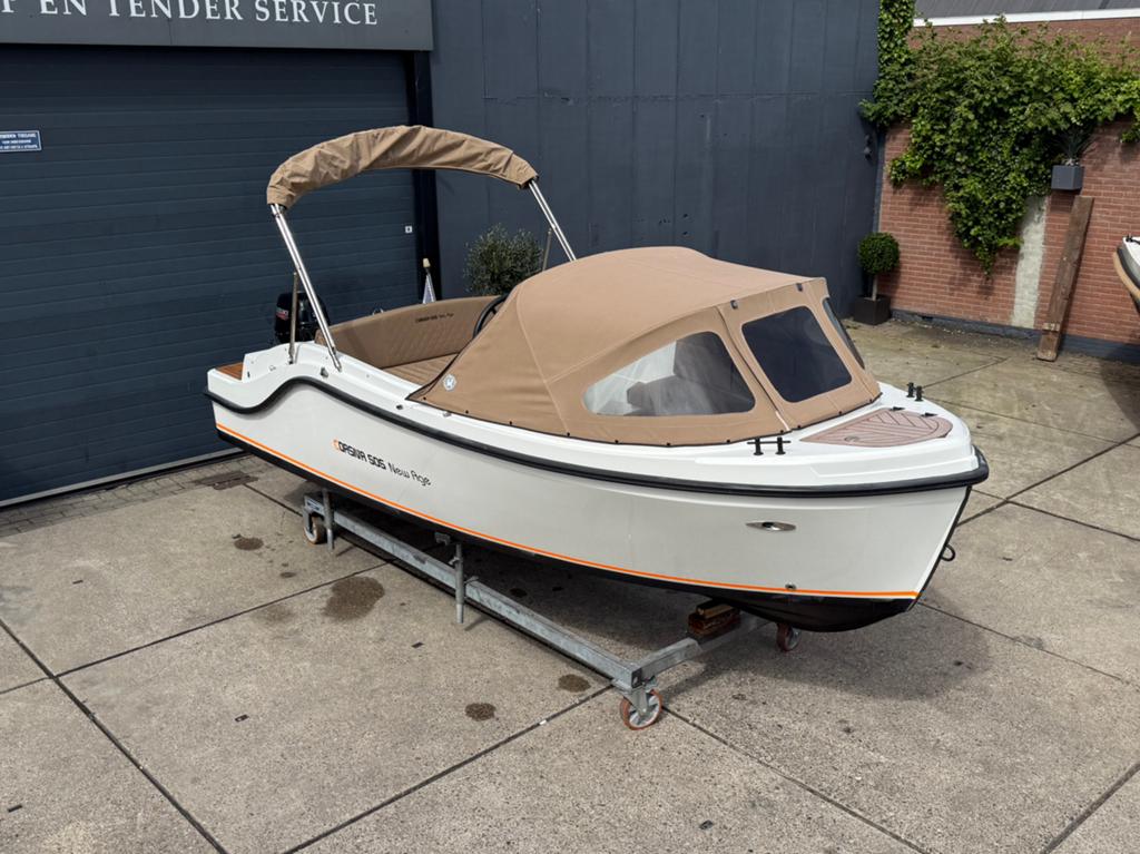 Sportieve Corsiva 505 new age tender met SUZUKI 20pk, Ophalen, Tender, Gebruikt, 5 m