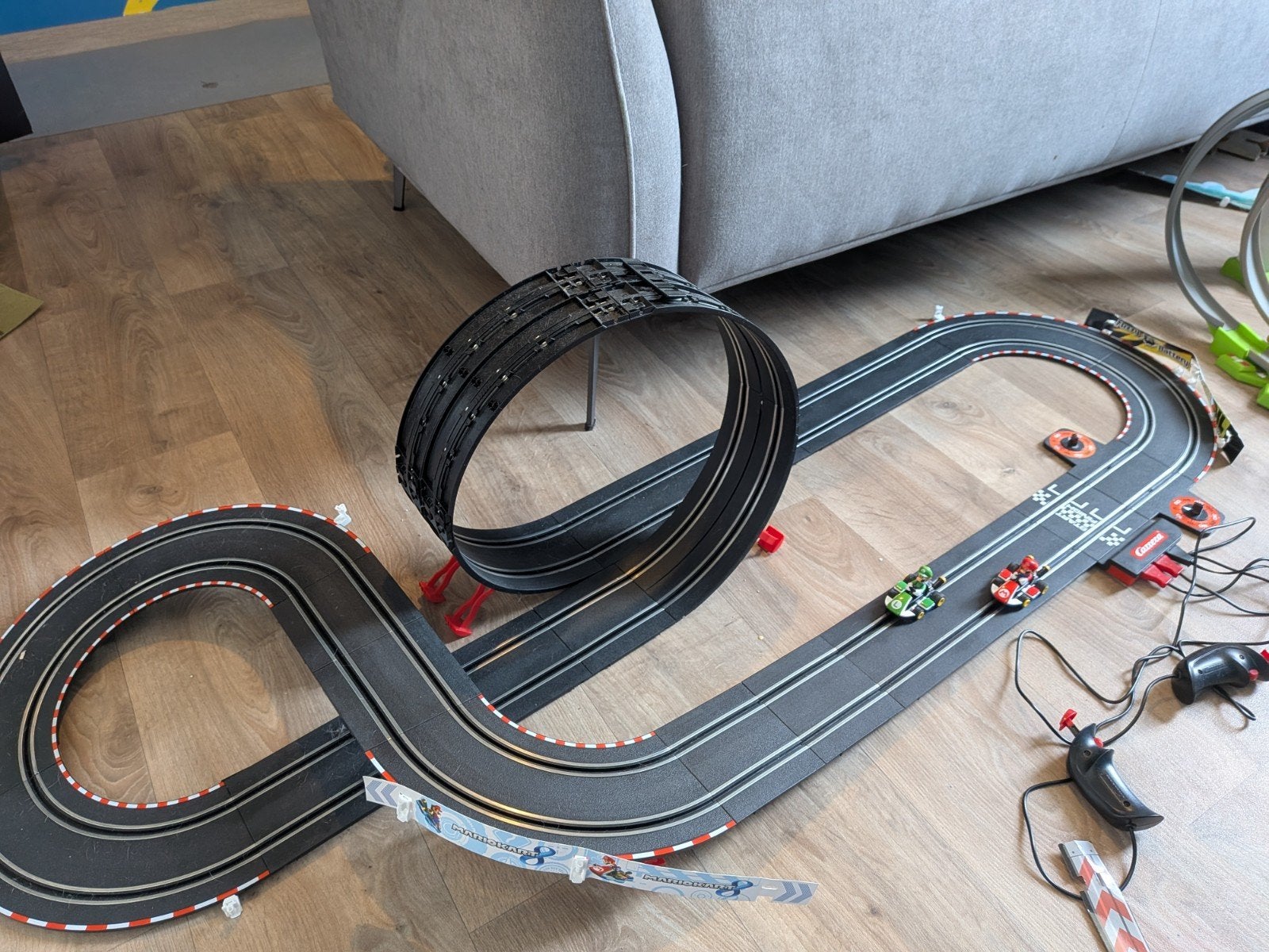 Carrera Racebaan met Looping - Mario Kart, Carrera, Ophalen of Verzenden, Met looping, Elektrisch