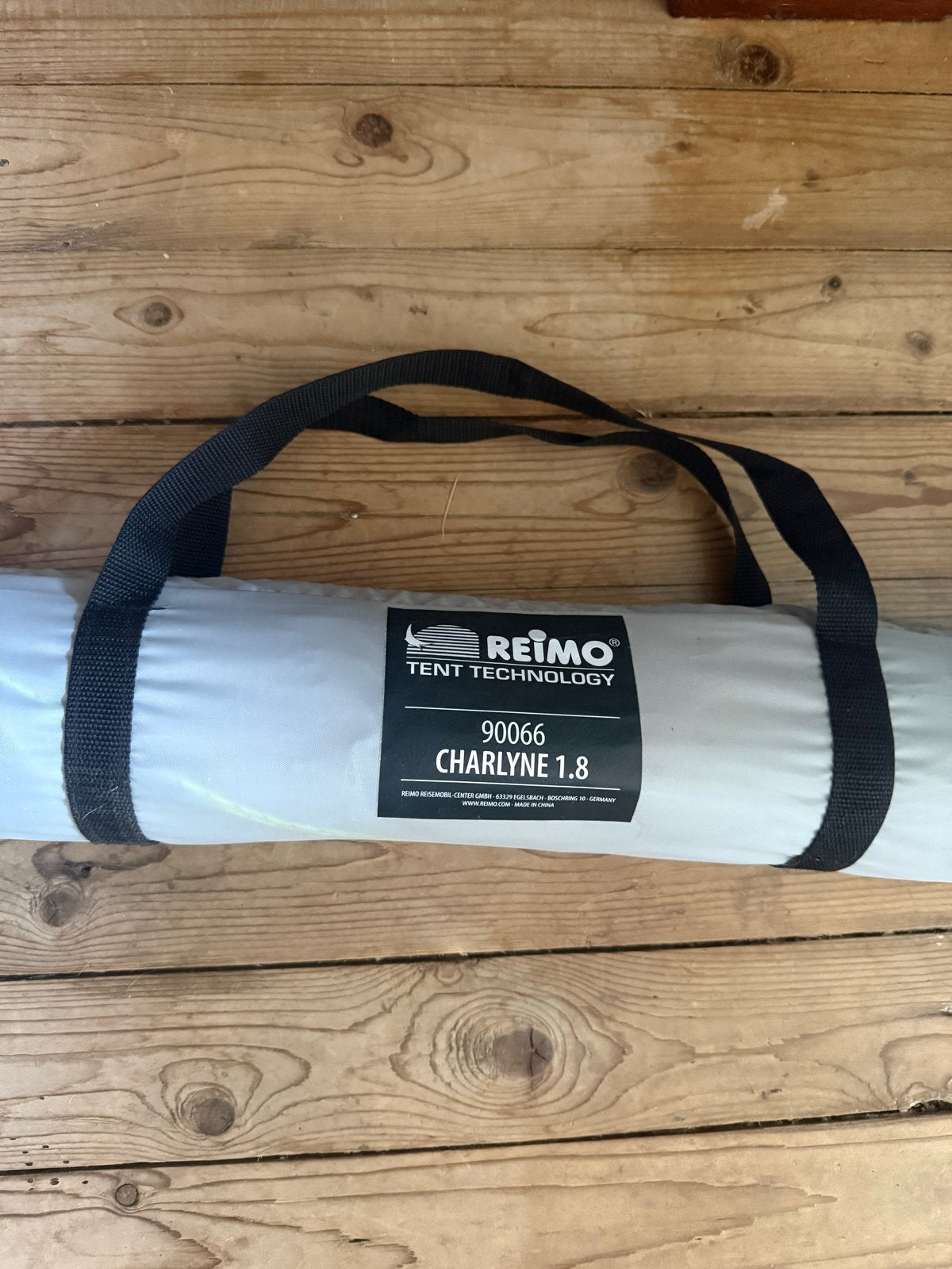 Reimo Charlyne 1.8 bustent/caravanluifel met Tentsafe kit, Verzenden, Gebruikt