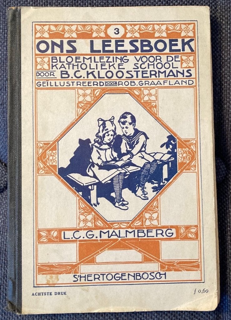 Ons Leesboek Bloemlezing voor de katholieke school uit 1934, Antiek en Kunst, Ophalen of Verzenden