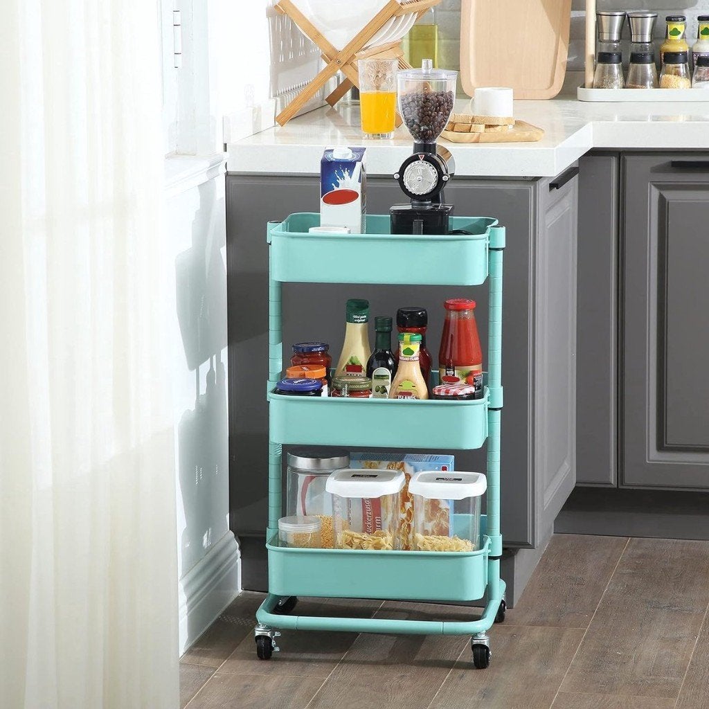 Keukentrolley-Multifunctionelle trolley-43 x 35 x 73.5 cm, Huis en Inrichting, Keuken | Keukenelementen, Ophalen, Overige kleuren
