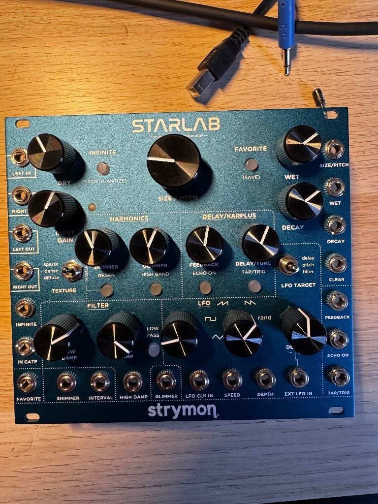 Strymon StarLab Reverb/Delay Module, Ophalen of Verzenden, Zo goed als nieuw, Overige aantallen, Overige merken