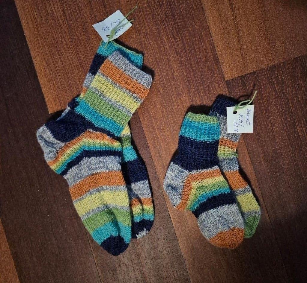 Kindersokken handgemaakt, Ophalen of Verzenden, Nieuw, Jongen of Meisje, Sokken