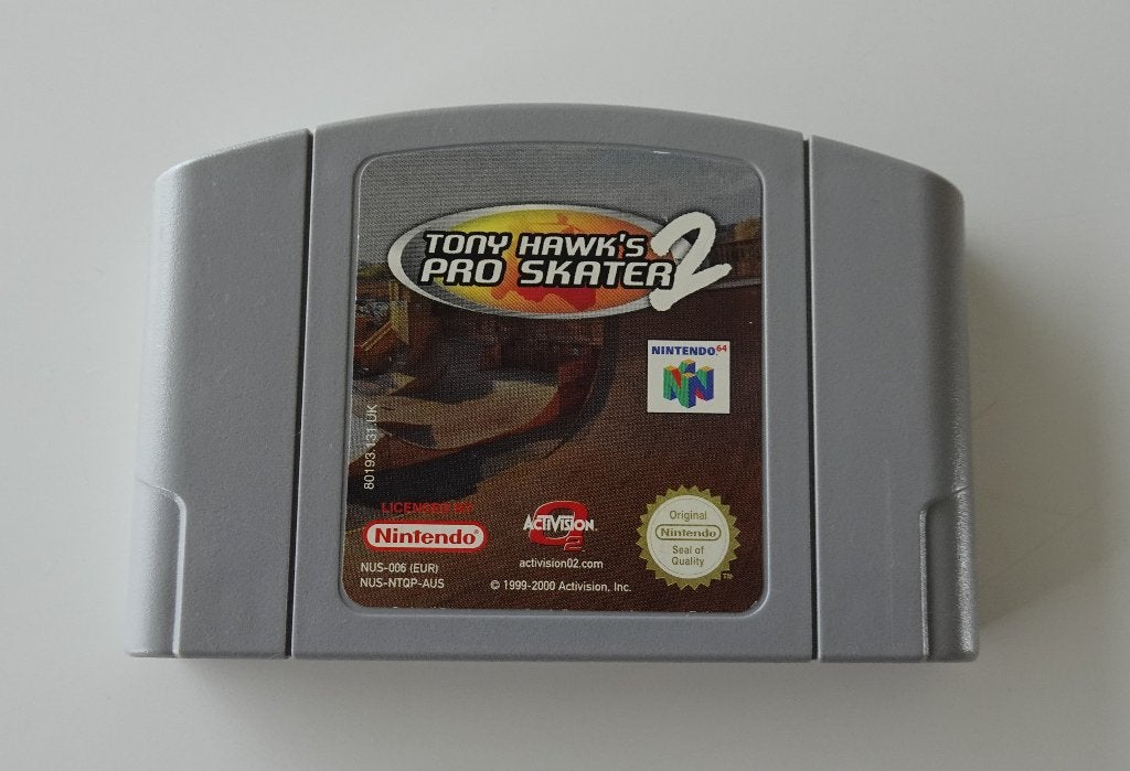 Tony Hawk's Pro Skater 2 voor Nintendo 64, Ophalen, 1 speler, Zo goed als nieuw, Vanaf 3 jaar