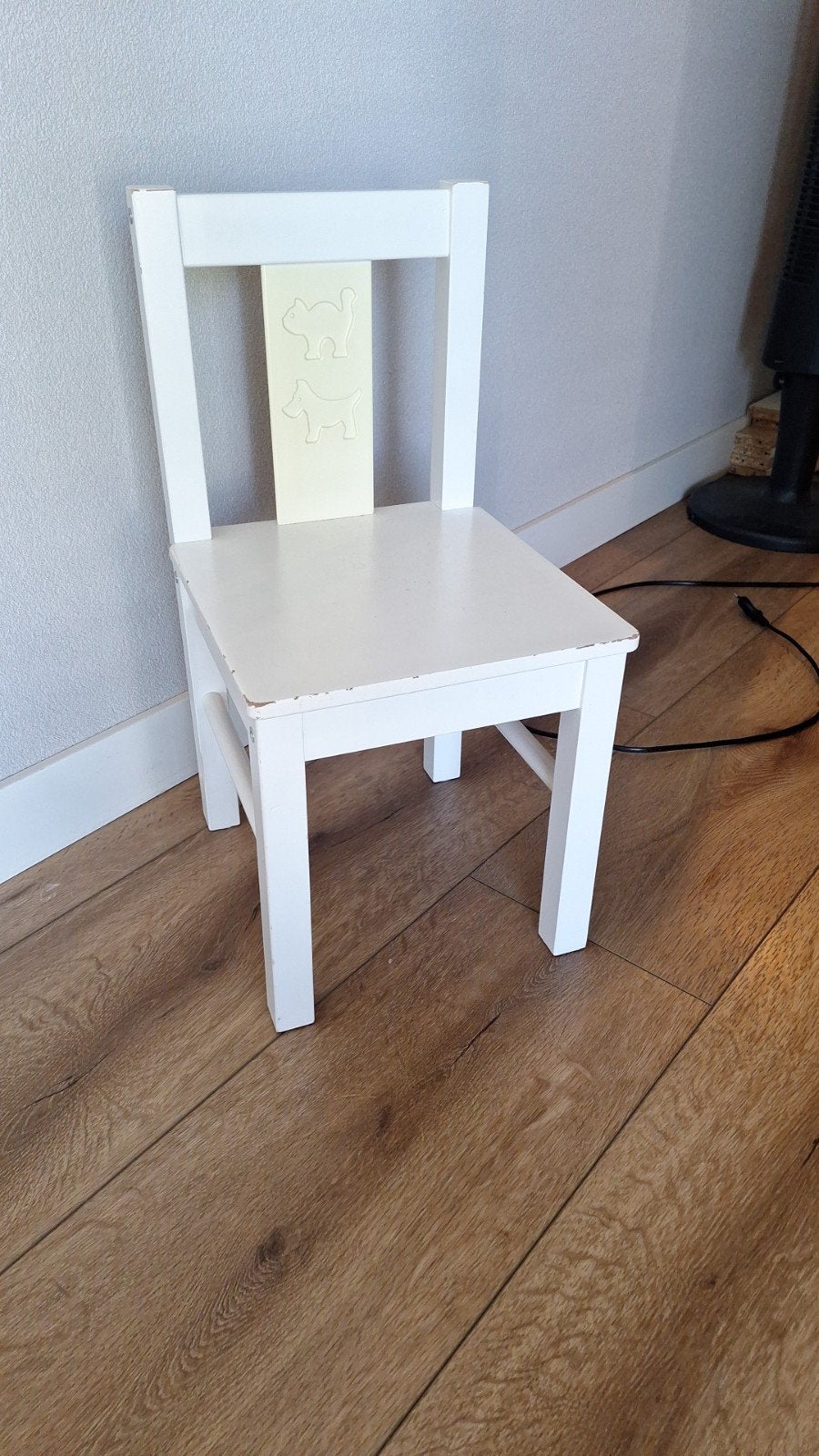 ikea kritter - witte kinderstoel met dierenmotief, Ophalen, Gebruikt, Stoel(en)