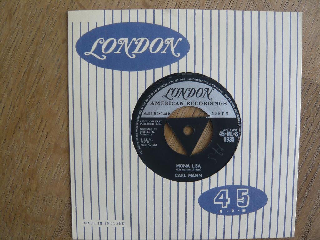 Single Van Carl Mann., Gebruikt, 7 inch, Single, Ophalen of Verzenden