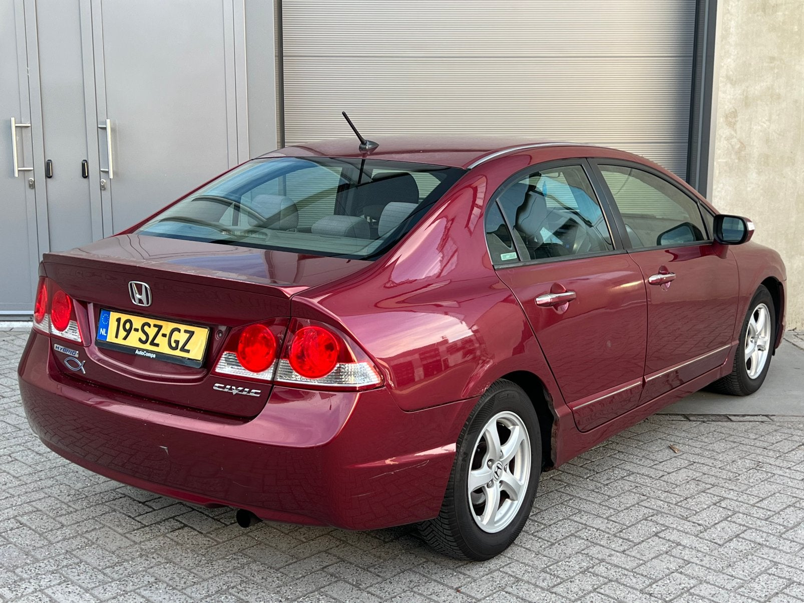 Goedrijdende Honda Civic 1.3 Vtec Hybride Automaat/Apk/100%!, Bedrijf, Grijs, 22 km/l, Sedan