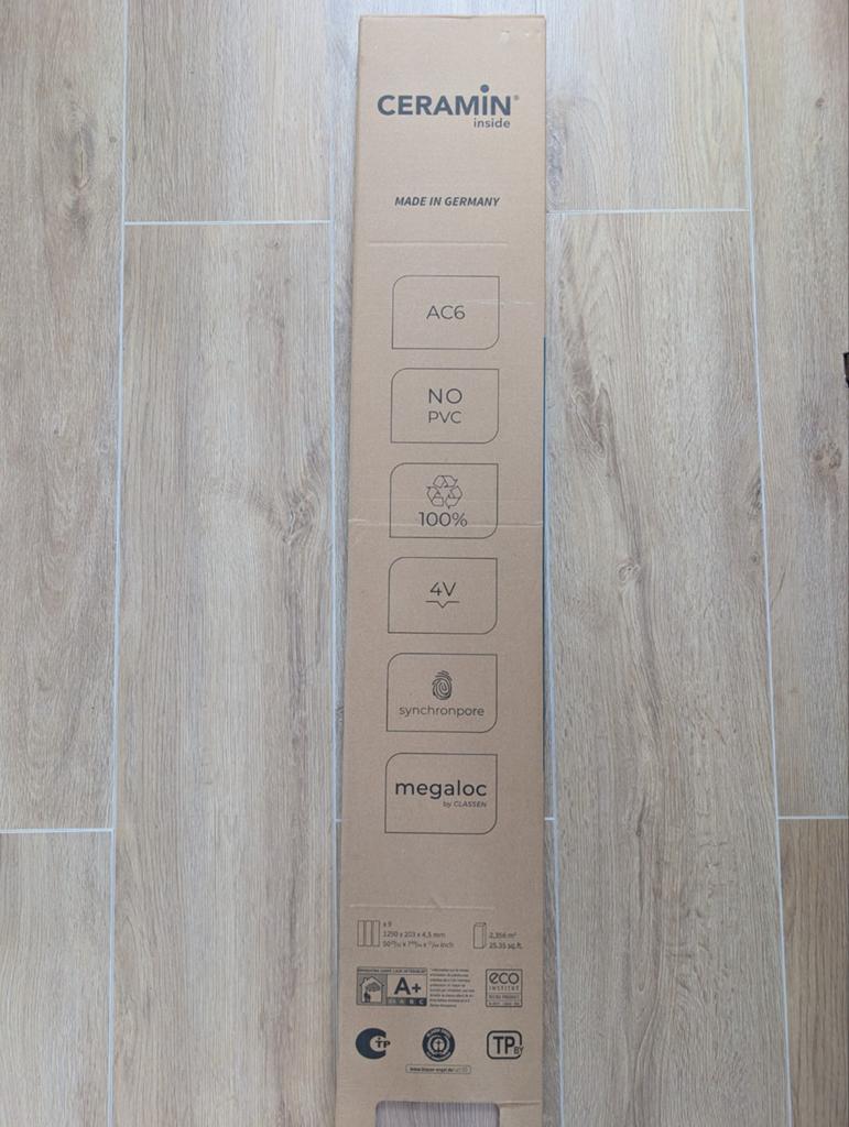 PCV vloer Ceramin, Ophalen, 50 tot 150 cm, Nieuw, 10 m² of meer