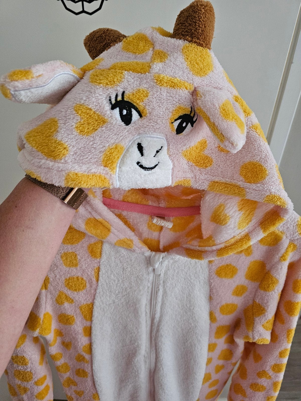 Hema onesie giraffe maat 146-152, Ophalen of Verzenden