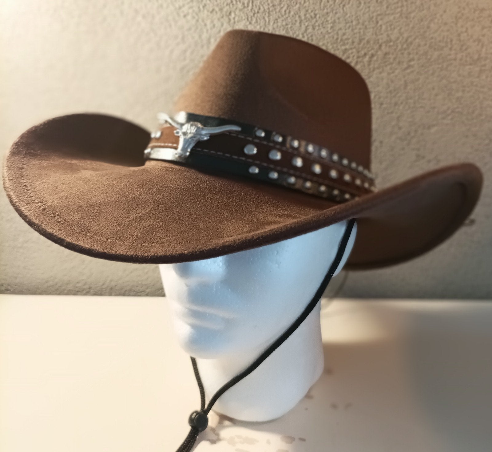 Western Cowboy Hoed – Suède Look – Unisex