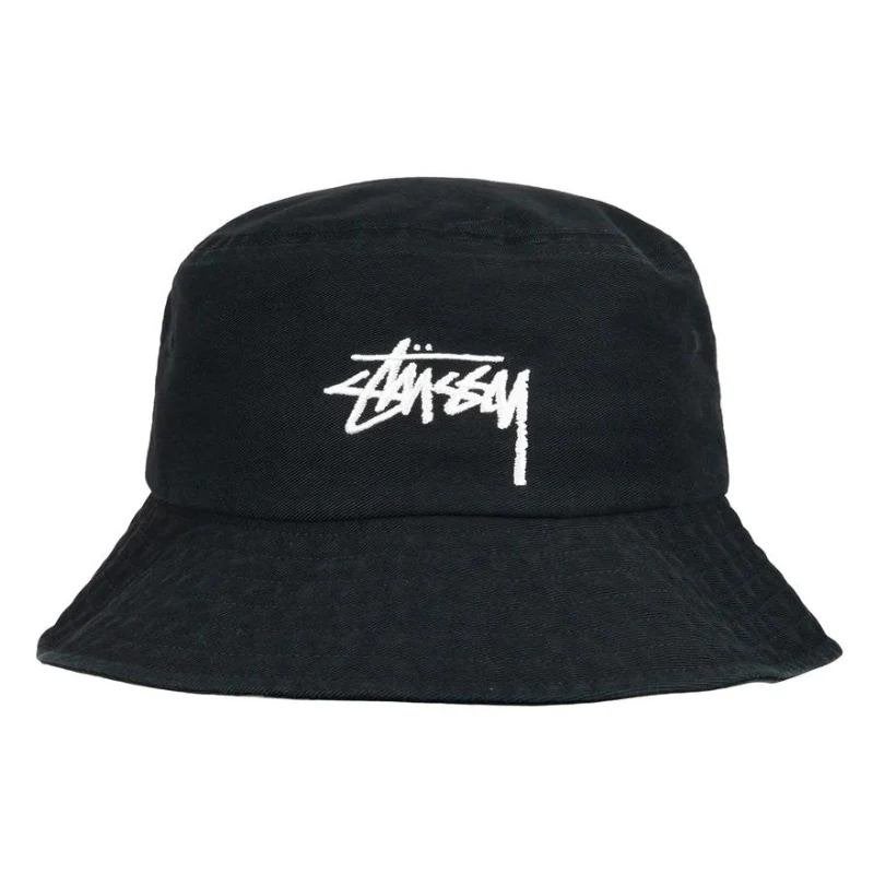 Stüssy bucket hat zwart black nieuw ongebruikt maat L/XL, Verzenden, Nieuw, Stussy, Hoed