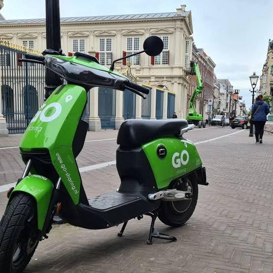 Go Sharing elektrische scooter - Groen, Ophalen of Verzenden, Zo goed als nieuw, Elektrisch, Overige merken