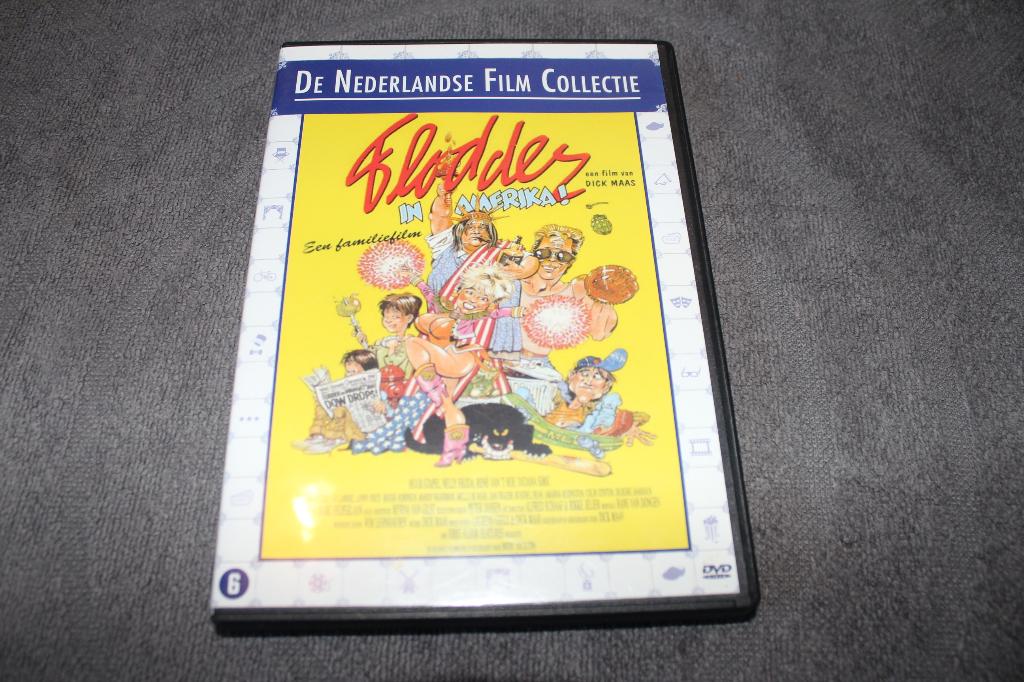 DVD Flodder in Amerika!, Gebruikt, Alle leeftijden, Ophalen of Verzenden, Komedie