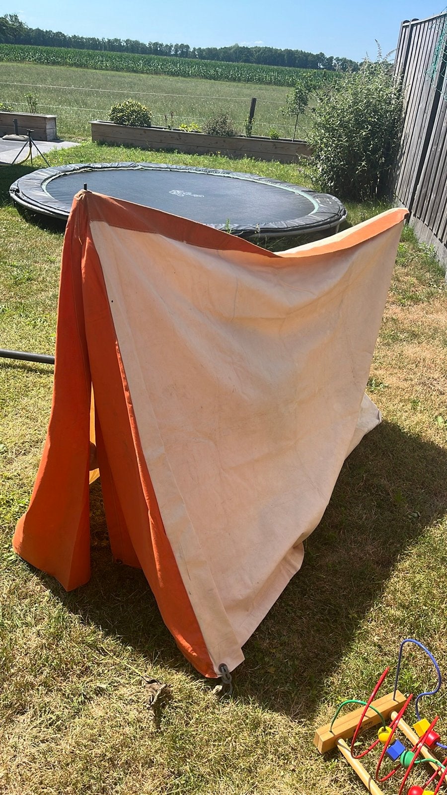 Compacte oranje/beige tent - Ideaal voor kinderen, Ophalen, Gebruikt, Tot en met 2