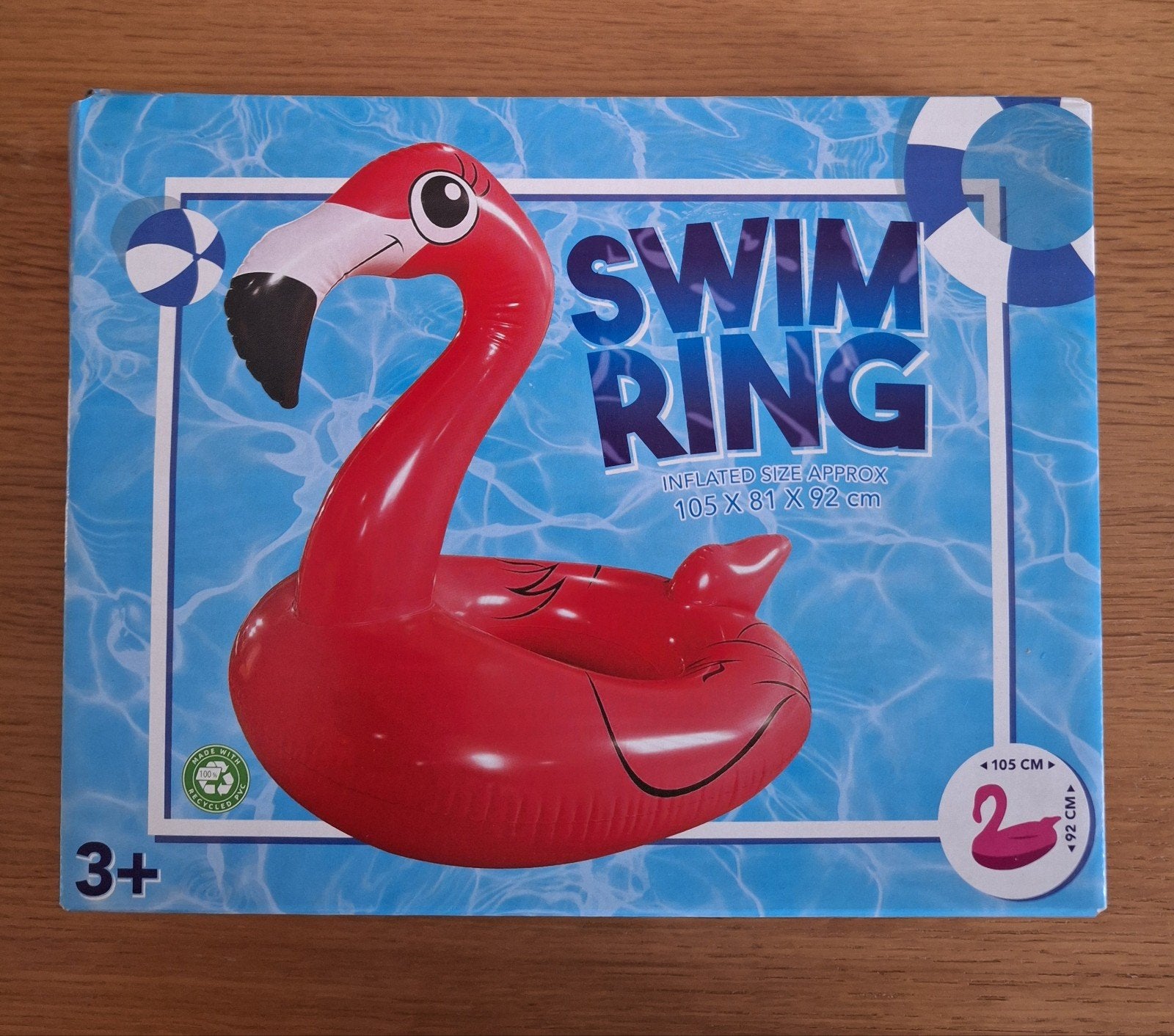 Opblaaszwemring flamingo NIEUW, Ophalen, Nieuw