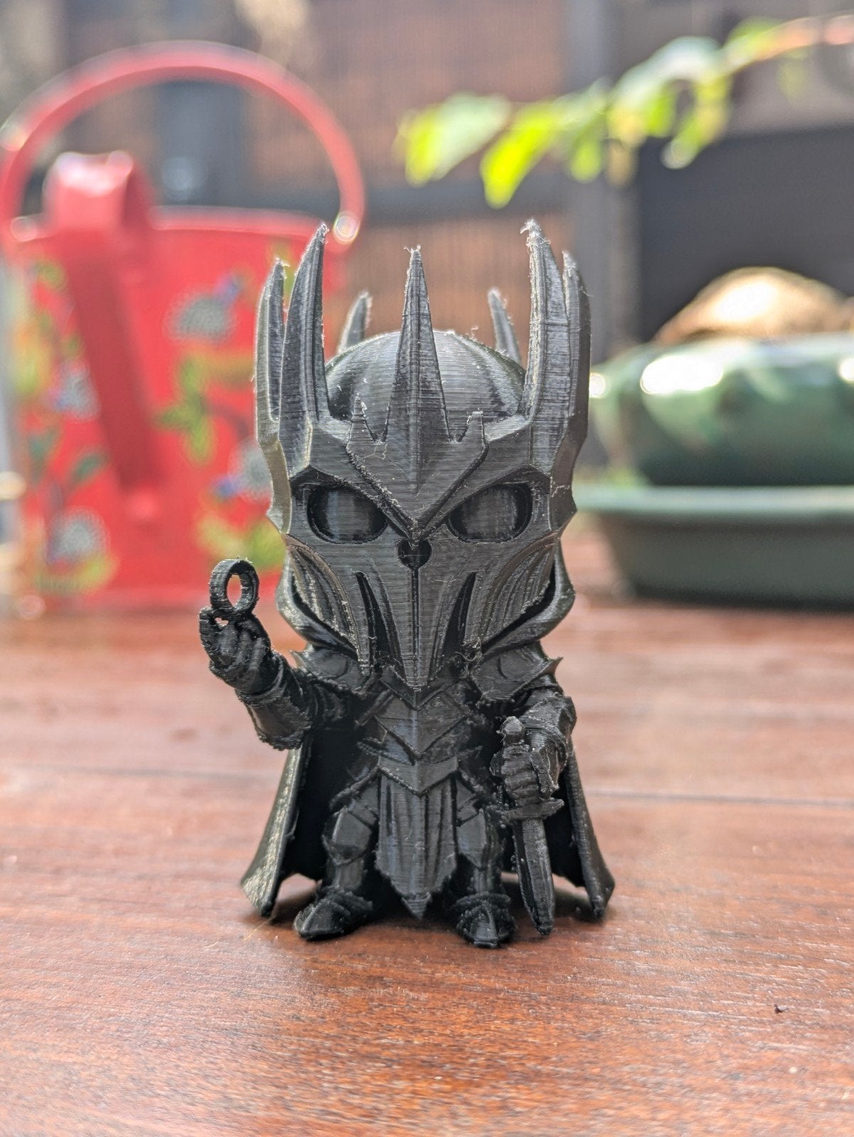 Sauron Chibi Figuur - Zwart PLA - 7cm Hoog, Verzamelen, Ophalen of Verzenden, Nieuw