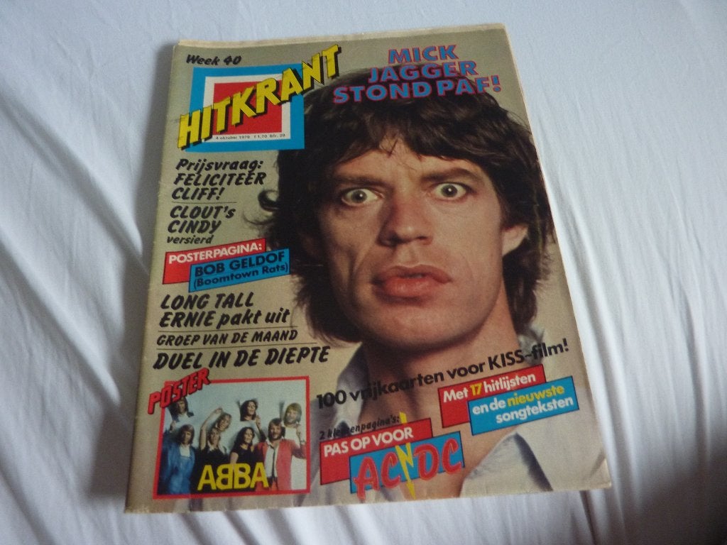 HITKRANT 1979-ABBA=LONG TALL ERNIE-KISS-AC/DC-MICK JAGGER, Verzenden, 1960 tot 1980, Tijdschrift