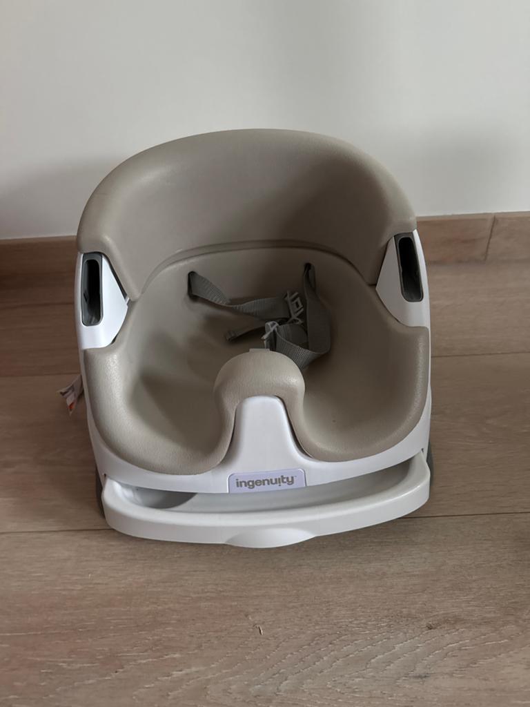 Ingenuity Baby Base 2-in-1 Zitje met Eetblad, Ophalen, Zo goed als nieuw, Overige typen, Afneembaar eetblad