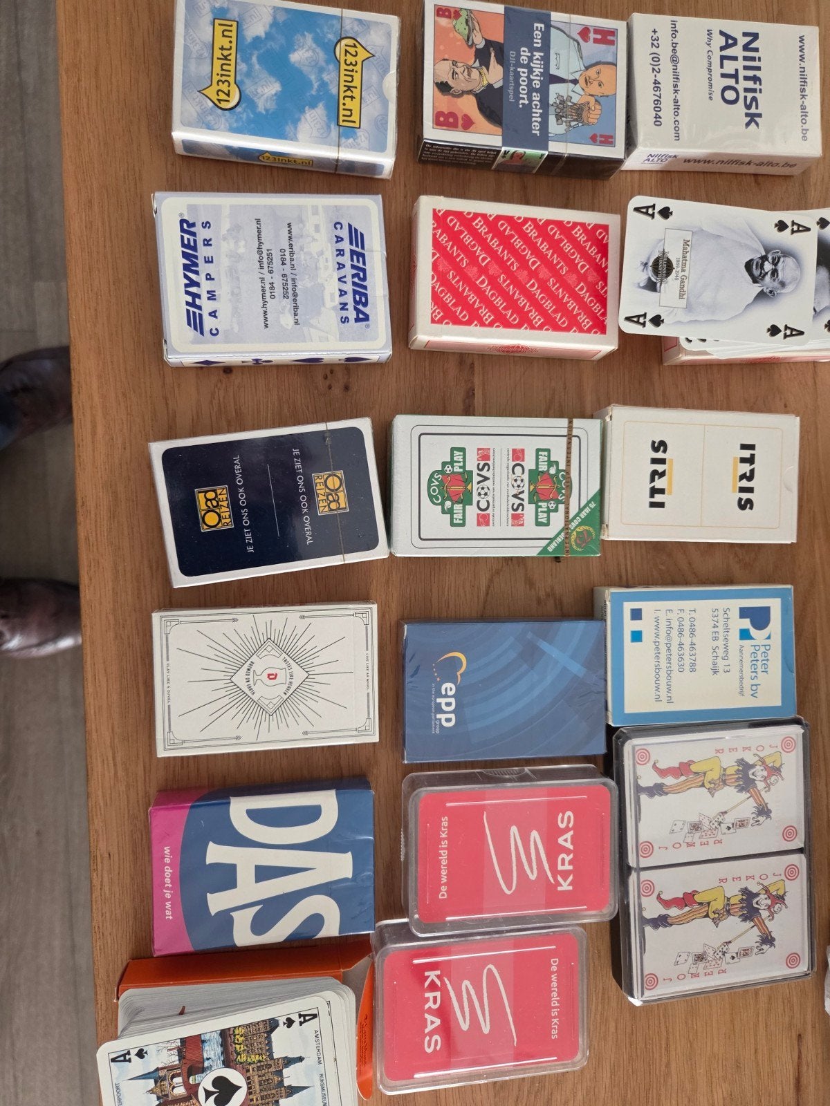 18 Stokken Nieuwe Rik en Jokerkaarten - Diverse Uitvoeringen, Ophalen of Verzenden, Nieuw